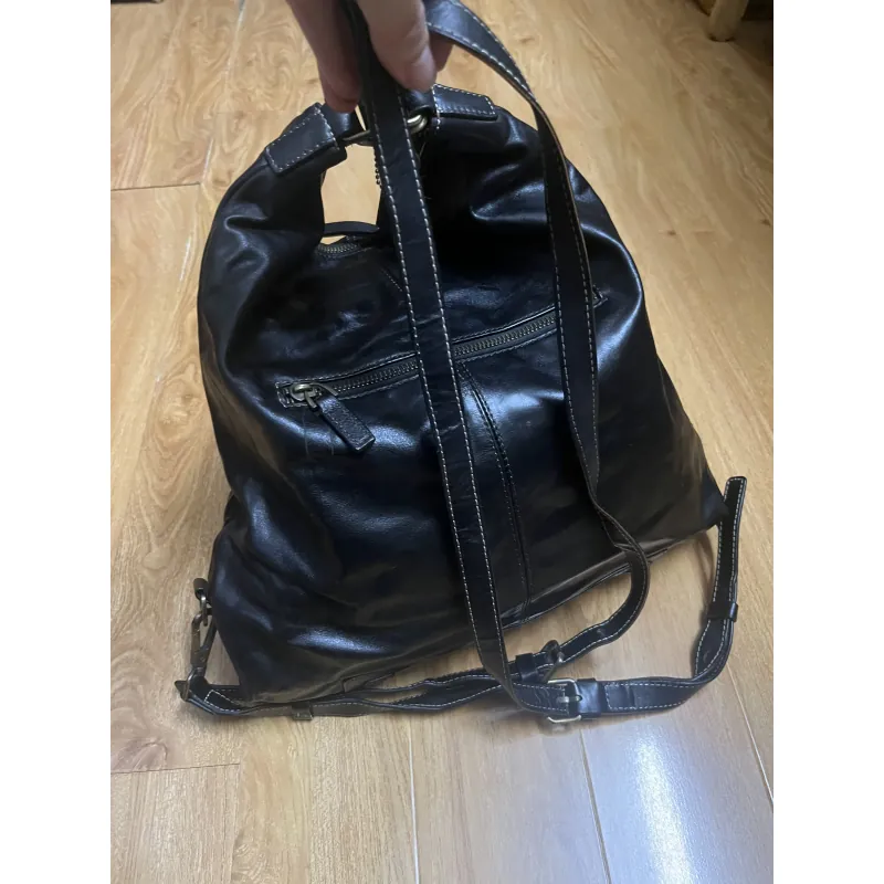 Balo nữ 31*33*9 da thật 2hand 973253