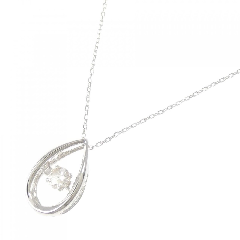 K18WG Dây chuyền kim cương 0.10CT - Hàng hiệu Chính hãng 858345