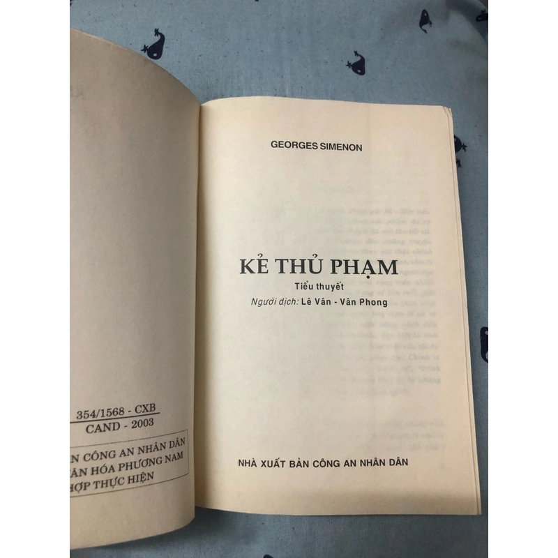 GEORGES SIMENON - Kẻ thủ phạm 332693