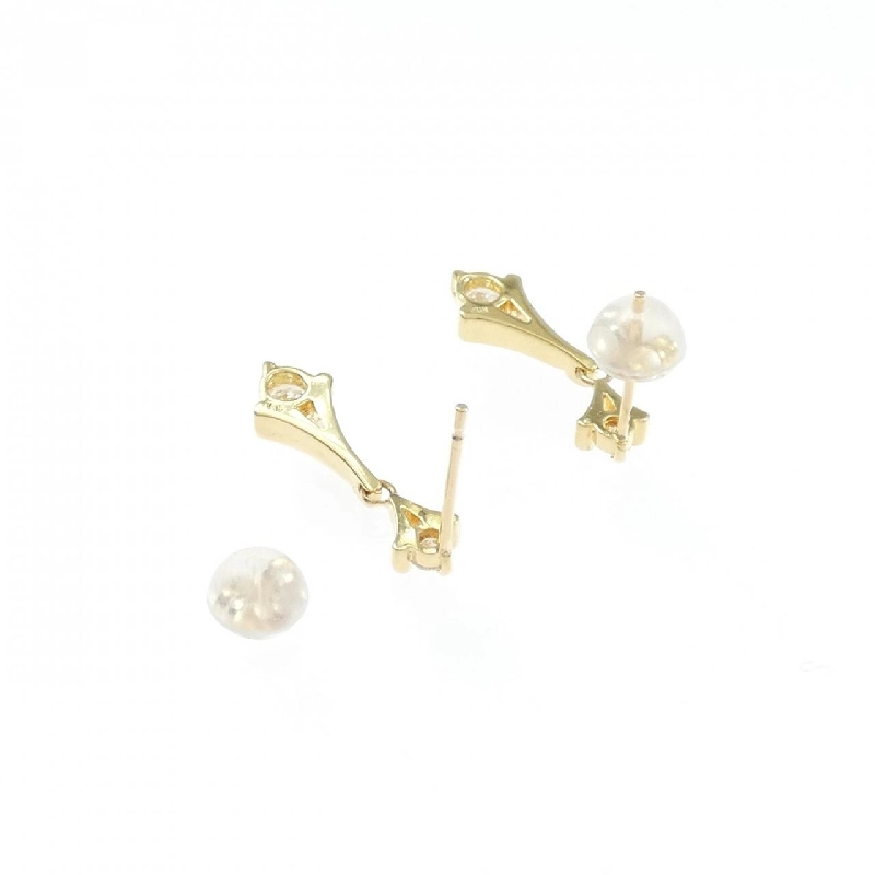 K18YG Bông tai kim cương 0.4CT - Hàng hiệu Chính hãng 866649