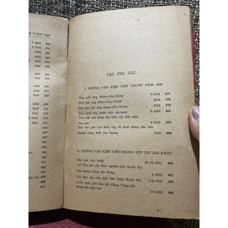 Hồ chí Minh toàn tập 1920-1945 (tiếng Việt và tiếng Hán) 1006338