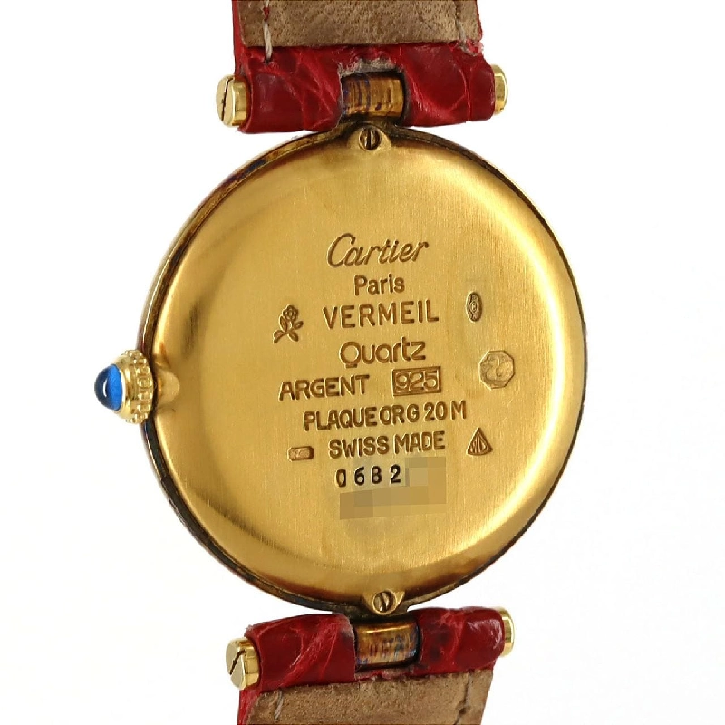 Cartier Must VLC LM GP W1001054 GP Quartz - Hàng hiệu Authentic 881682