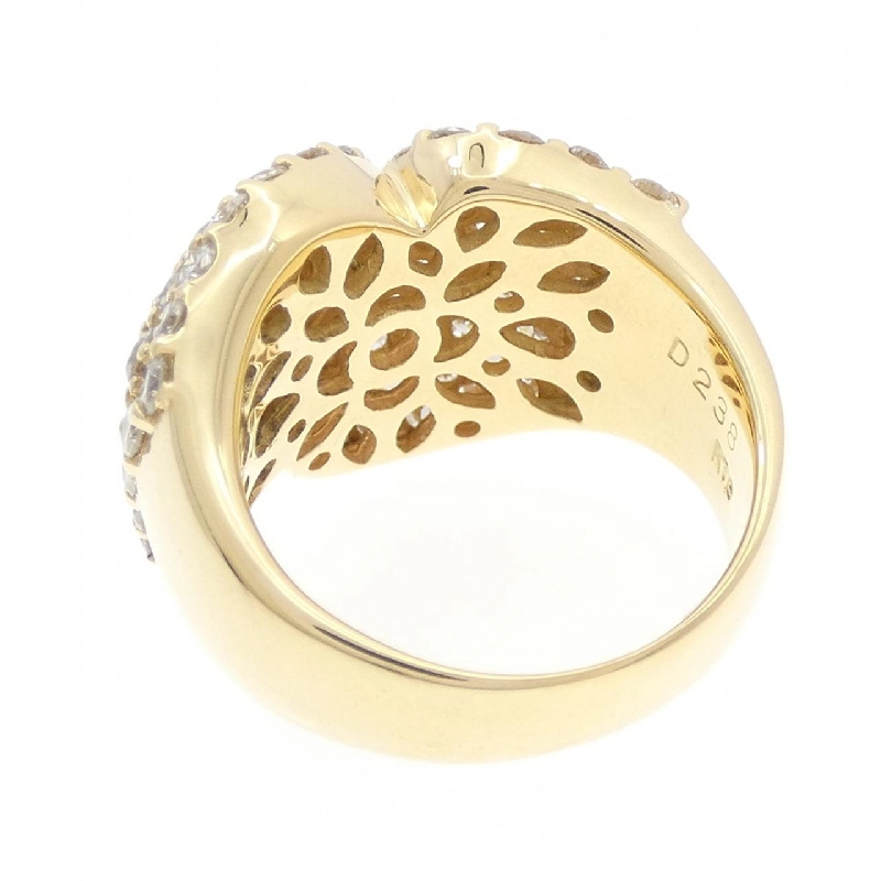 Nhẫn kim cương Pavé K18YG 2.38CT - Hàng hiệu Chính hãng 853328