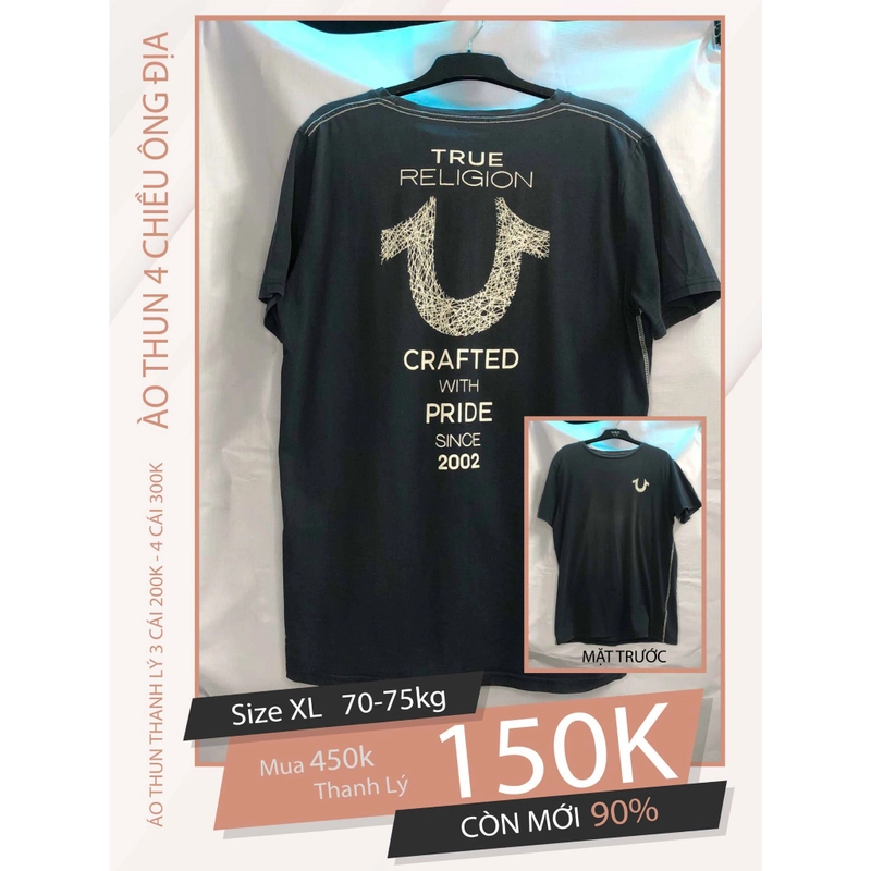 Dọn Tủ Thanh Lý Áo Thun Nam size XL 516439