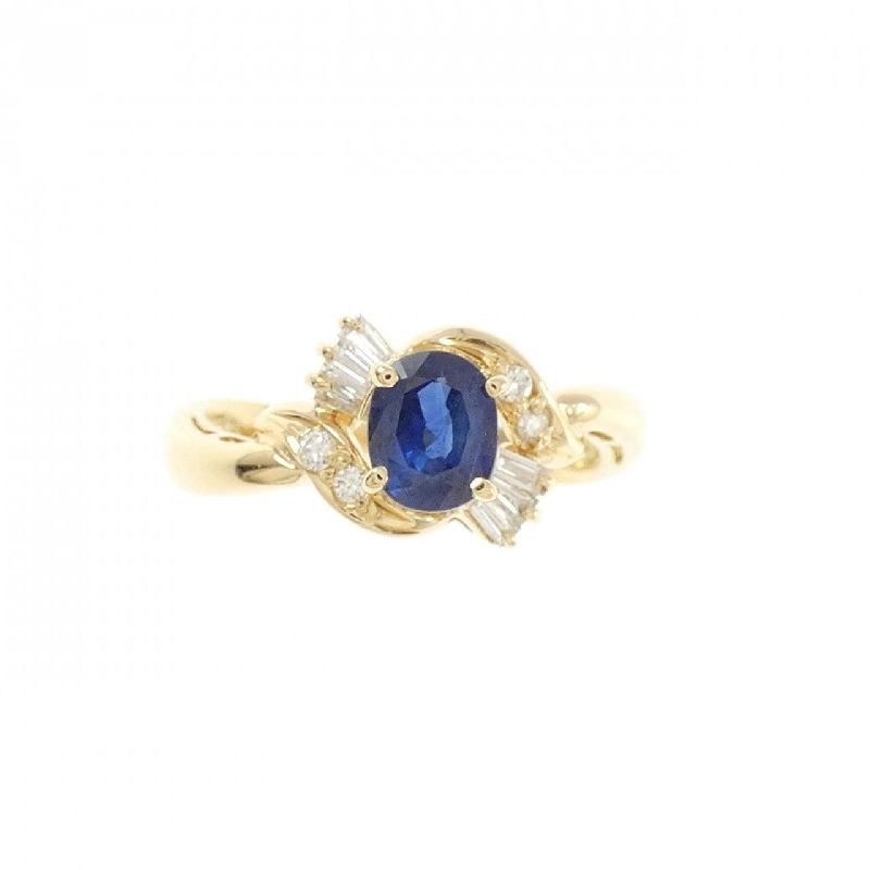 Nhẫn Sapphire K18YG 0.11CT 669619