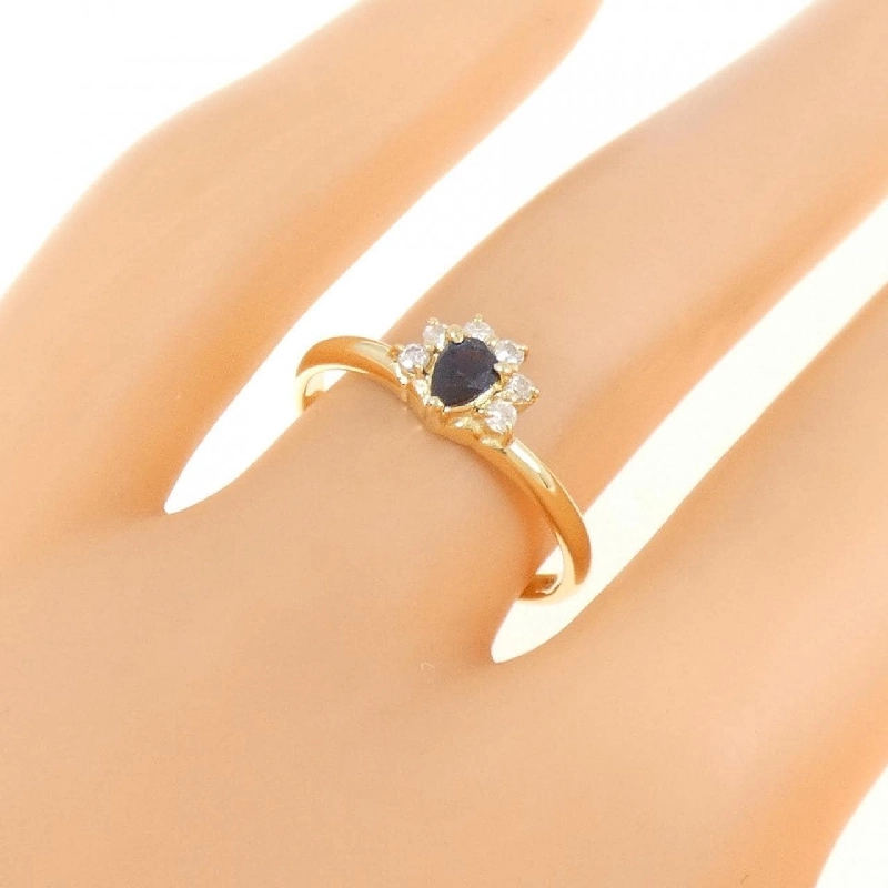 Nhẫn Sapphire K18YG - Hàng hiệu Chính hãng 852786