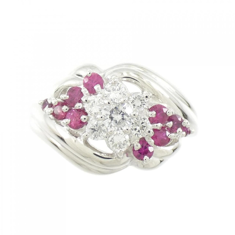 Nhẫn Ruby Hoa 0.43CT - Hàng hiệu Authentic 855881