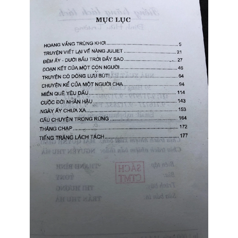 Tiếng trăng lách tách 2007 mới 70% ố bẩn nhẹ Đinh Hữu Trường HPB0906 SÁCH VĂN HỌC 451063