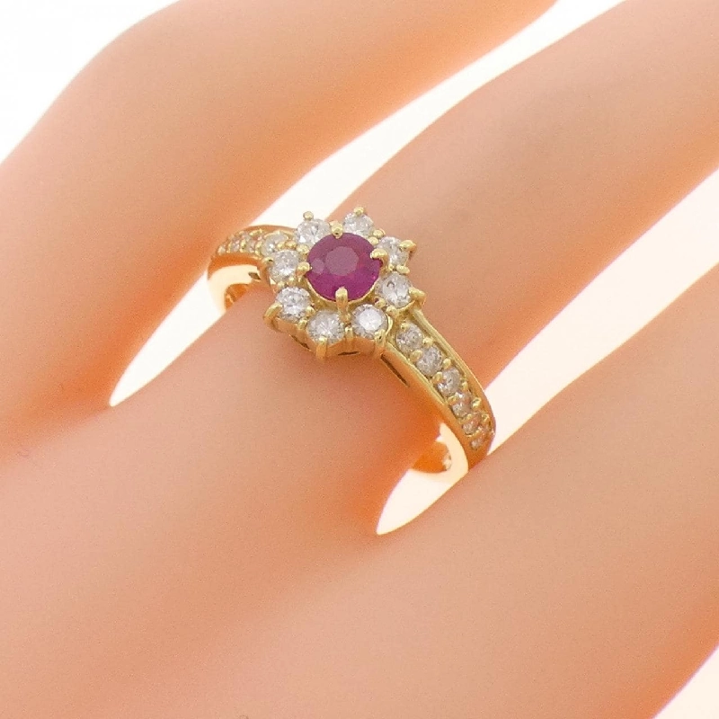 Nhẫn Ruby K18YG - Hàng hiệu Chính hãng 851653