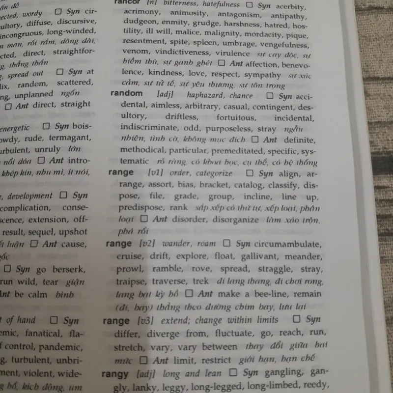 Từ điển Đồng nghĩa và Phản nghĩa Anh Việt. Nguyễn Thành Yến biên dịch 607314