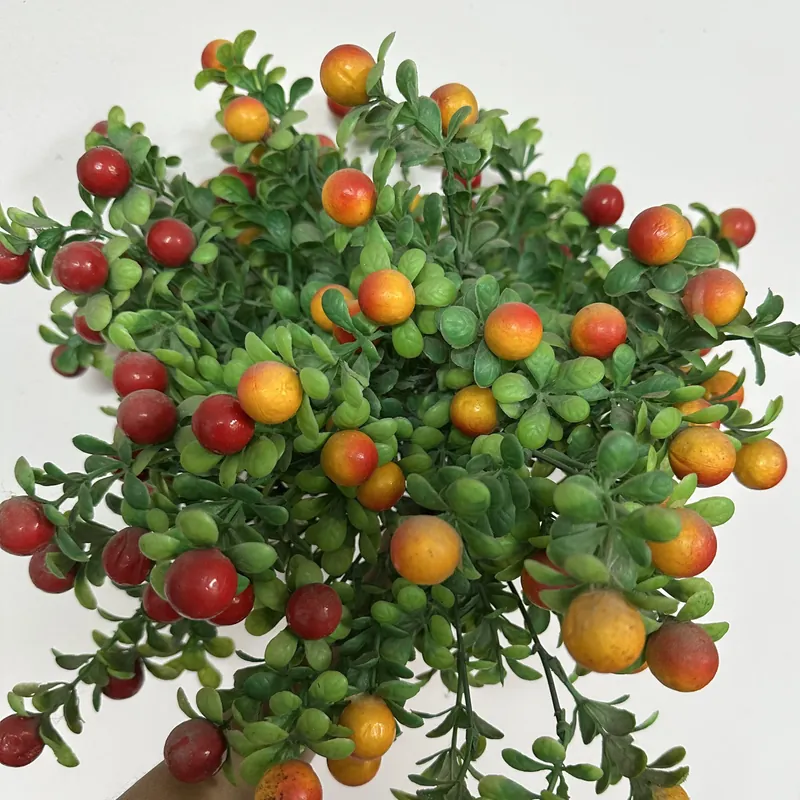 Thanh lý bó 5 nhánh cherry giả trang trí 571466