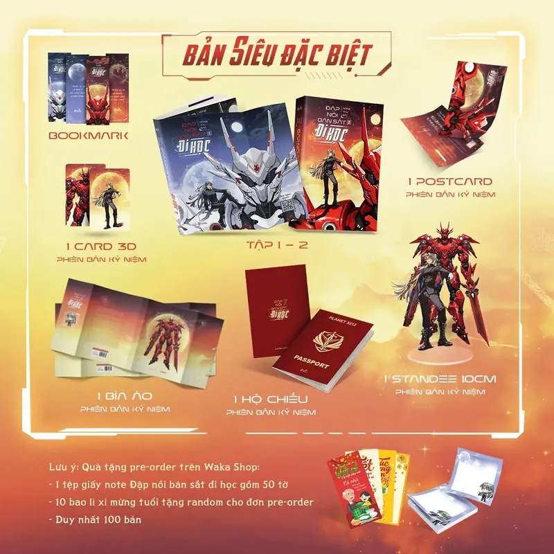 Đập Nồi Bán Sắt Đi Học 1+2 (Siêu Đặc Biệt) - Hồng Thứ Bắc - Mới, Nguyên seal, Đủ phụ kiện 719390