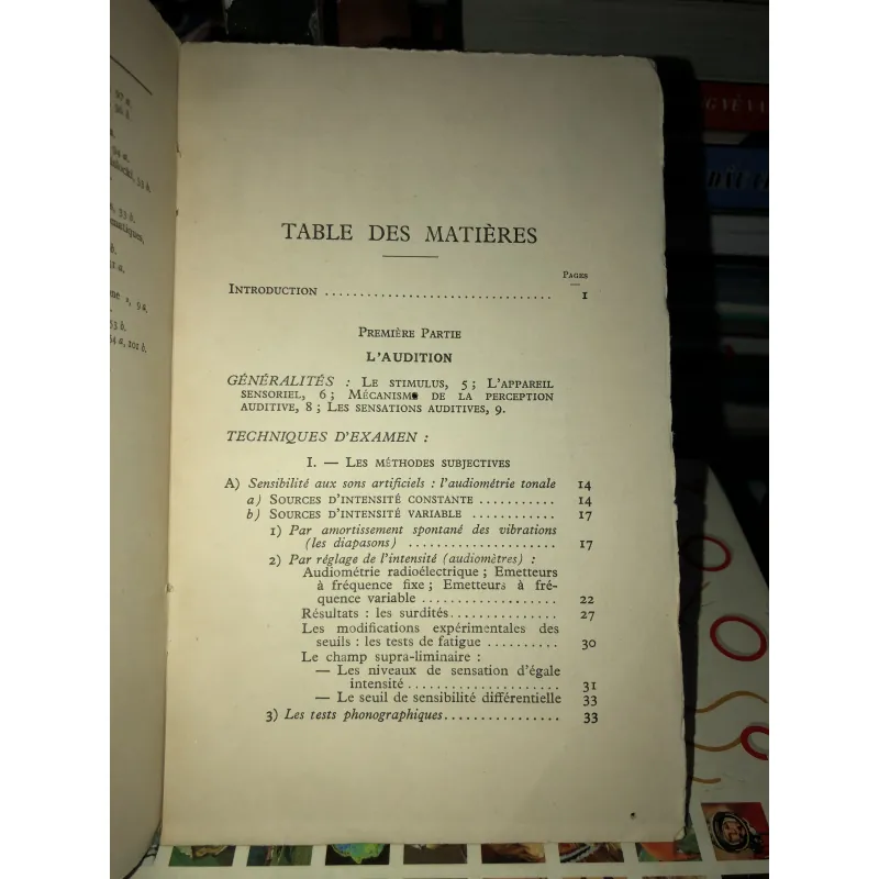 LES EXAMENS SENSORIELS - LEPSYCHOLOGUE - Maurice COUMÉTOU 798919