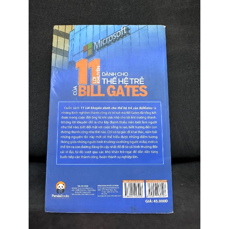 11 Lời Khuyên Dành Cho Thế Hệ Trẻ Của Bill Gate - Nguyễn Gia Linh, mới 80% (ố vàng), 2018 SBM0502 913046