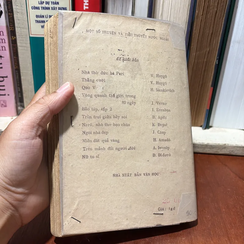 II Văn Học Nước Ngoài: Vòng Quanh Thế Giới Trong 80 Ngày - J.VERNƠ - 1985 751407