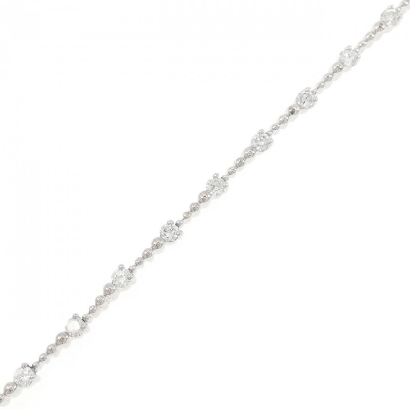 K18WG Vòng tay kim cương 0.92CT - Hàng hiệu Chính hãng 872637