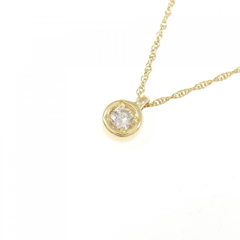 K18YG Solitaire Dây chuyền kim cương - Hàng hiệu Authentic 857339