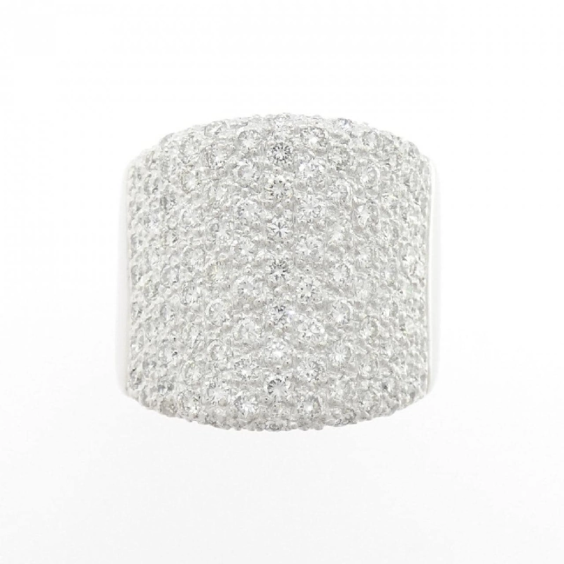 Nhẫn kim cương Pavé 750WG 1.85CT - Hàng hiệu Authentic 848600