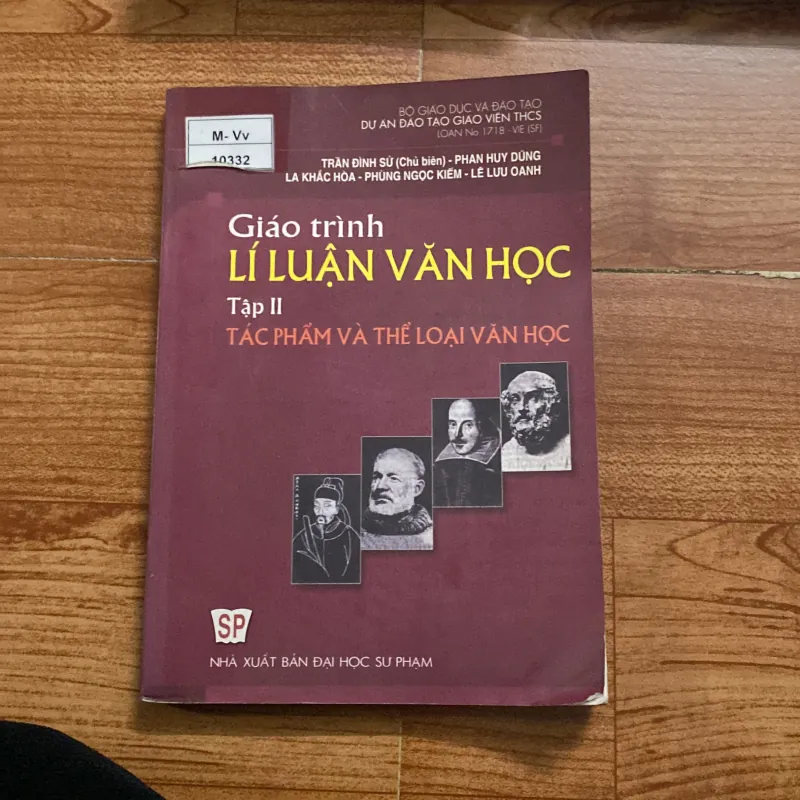 Giáo trình lý luận văn học tập 1 và tập 2- Bộ giáo dục  752976