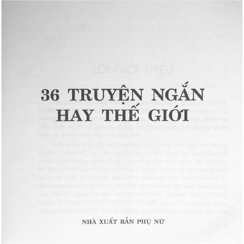 36 Truyện Ngắn Hay Thế Giới 10776