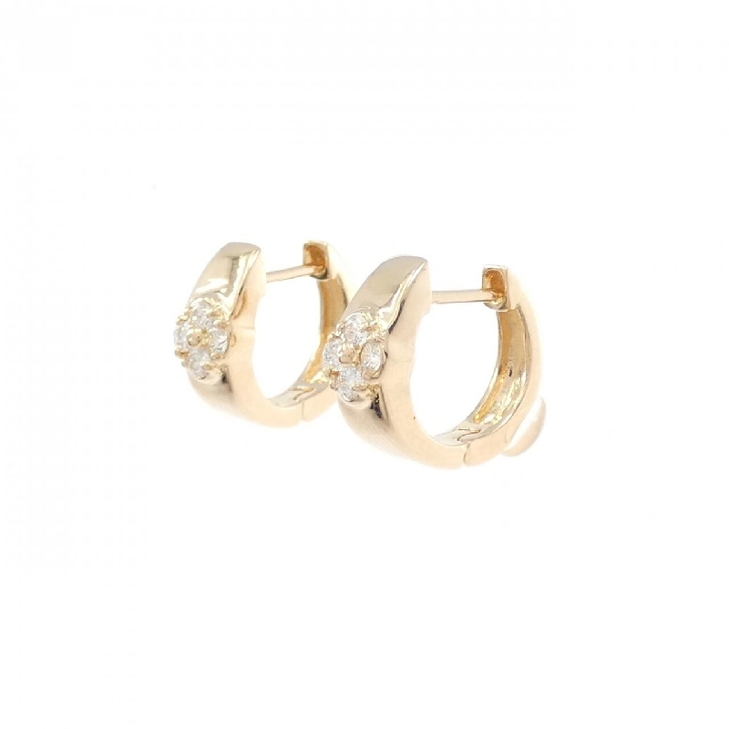 K18PG Bông tai hoa kim cương 0.16CT - Hàng hiệu Chính hãng 866198