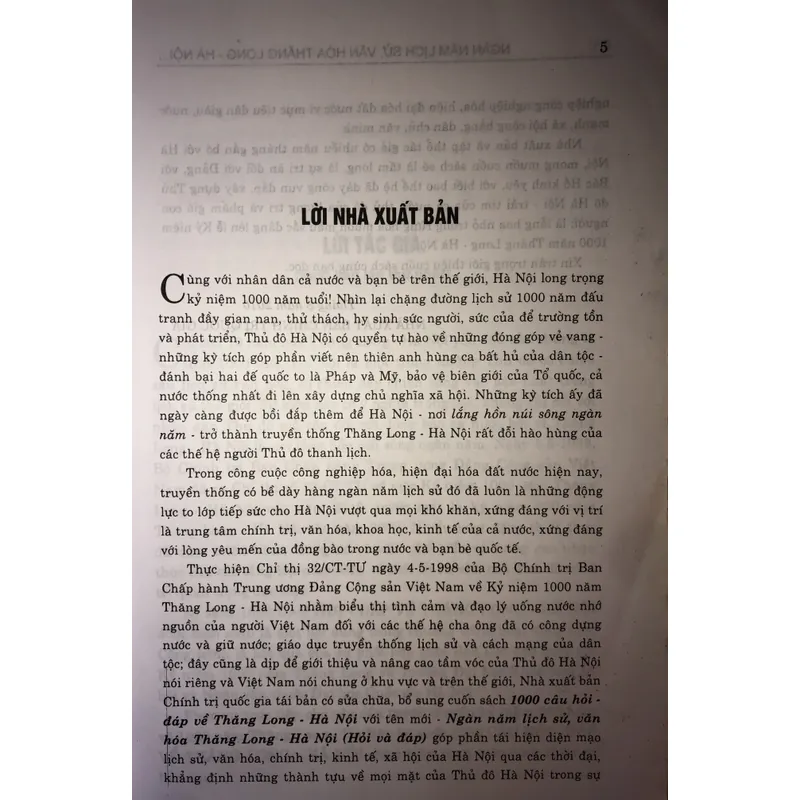 Ngàn năm lịch sử văn hóa Thăng Long Hà Nội  708795