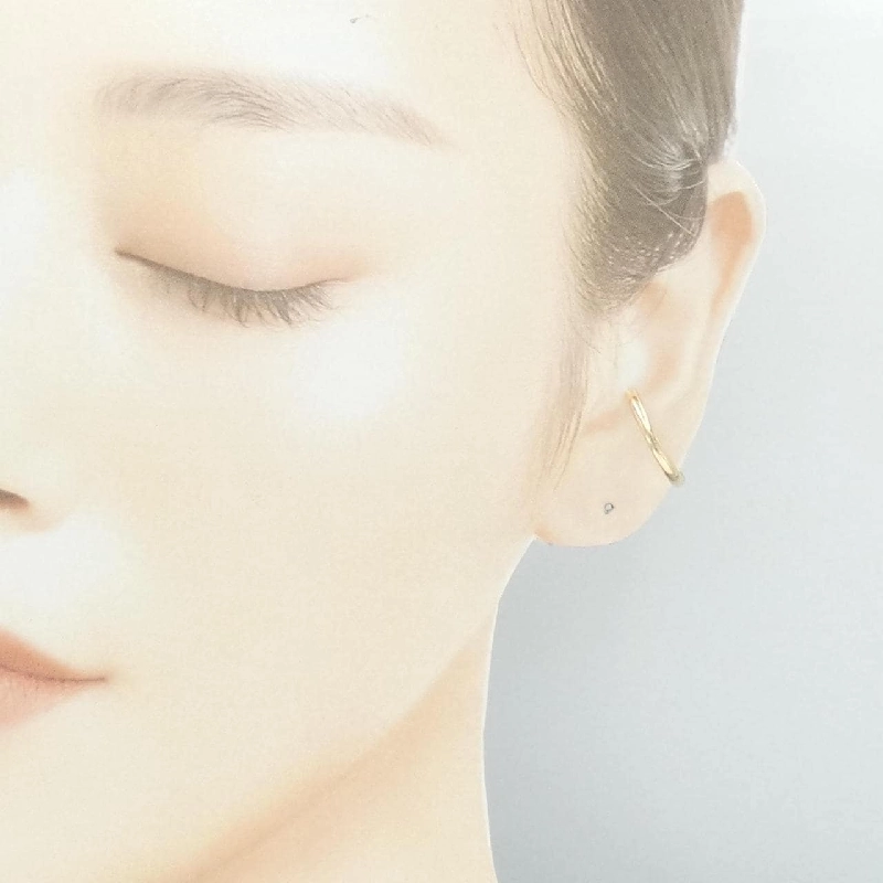 K18YG Khuyên tai một bên - Hàng hiệu Authentic 873294