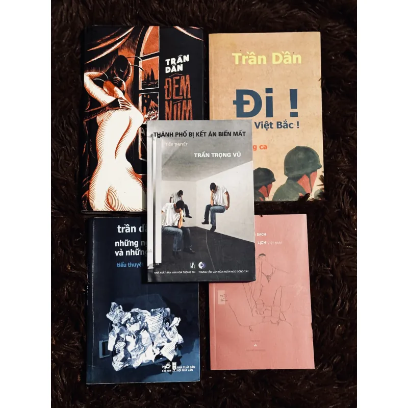 Combo 4 tác phẩm Trần Dần  1001646