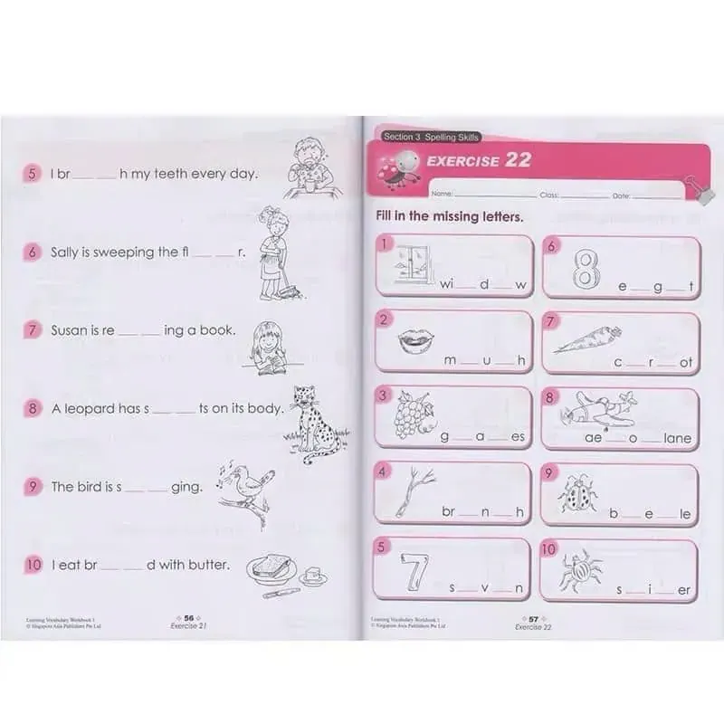 Sách - Learning vocabulary (bộ 6 cuốn) 565440