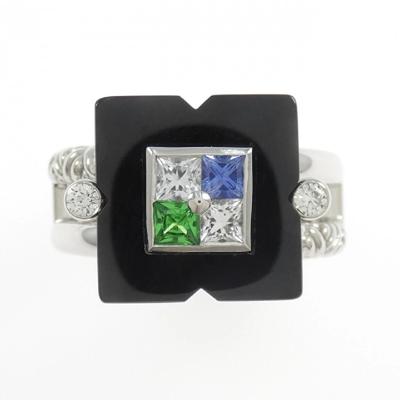 Nhẫn đá màu 750WG - Hàng hiệu Authentic 851308