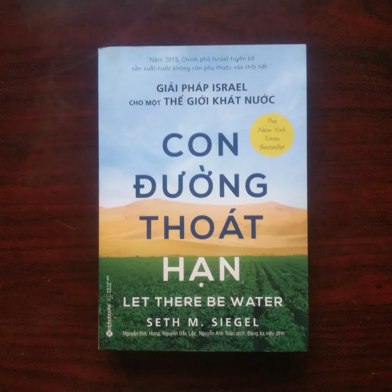 Con Đường Thoát Hạn - Giải Pháp Israel Cho Thế Giới Khát Nước - Seth Siegel [Sách Kinh Tế] 1000955