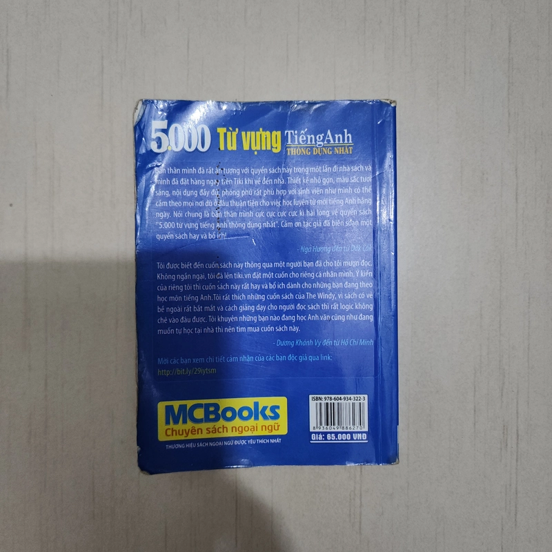 Sách Từ điển 5000 từ vựng tiếng Anh mới 90% 539824