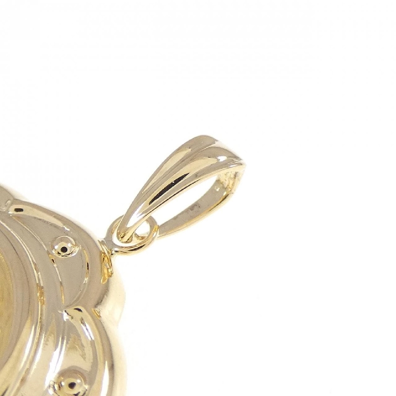 K18YG(枠) Đồng xu Mặt dây chuyền - Hàng hiệu Chính hãng 862185