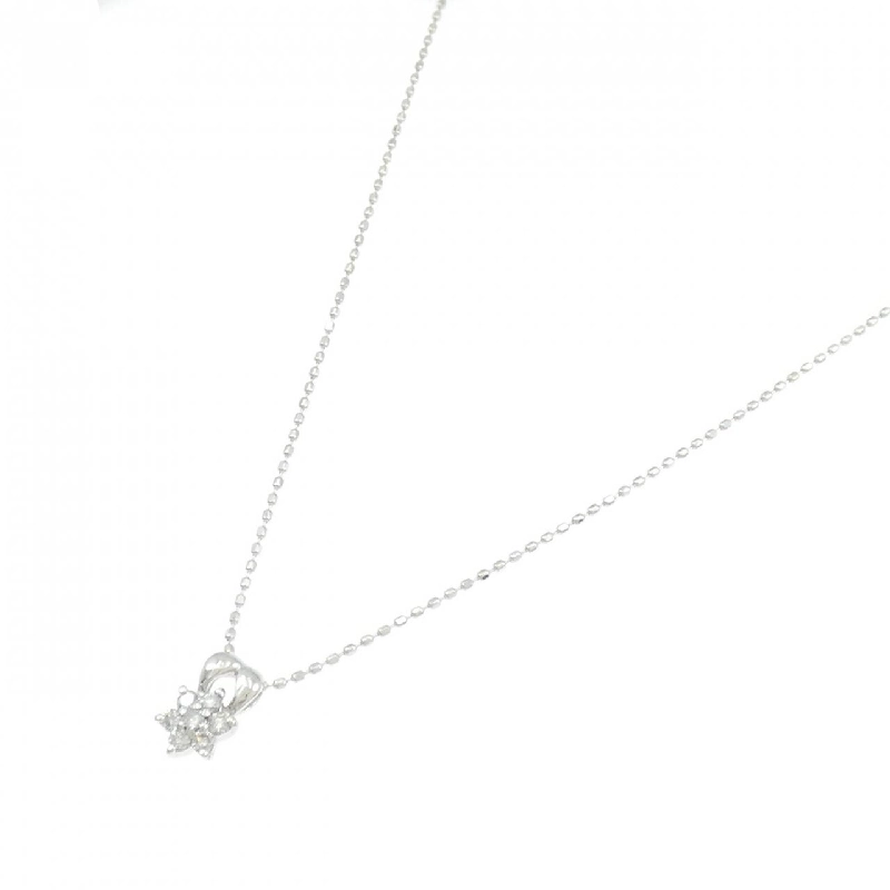 K18WG Dây chuyền kim cương 0.1CT - Hàng hiệu Chính hãng 859250