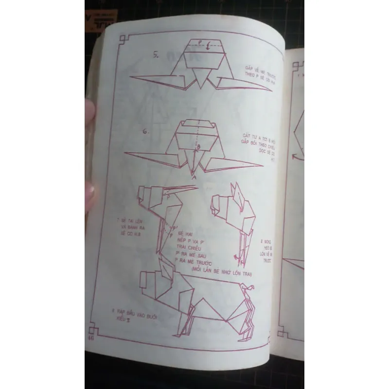 Sách xếp giấy Origami xưa hiếm không còn tái bản. 1025624