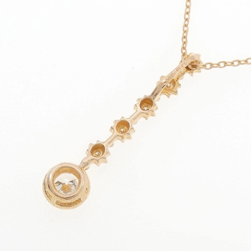 K18PG/K18WG Dây chuyền kim cương 0.348CT - Hàng hiệu Chính hãng 859084