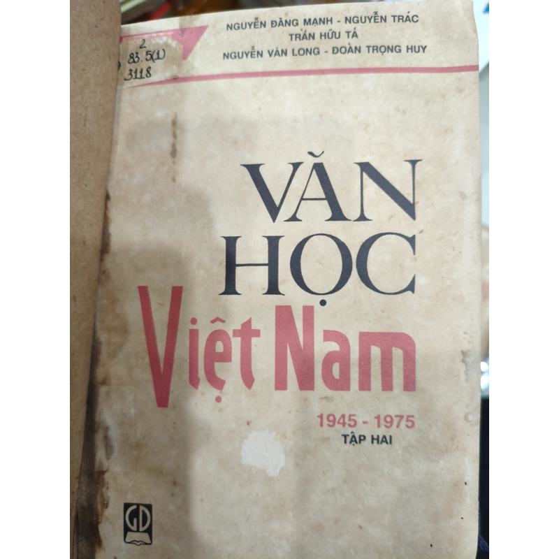 Văn học Việt Nam tập 2 🌱 536579