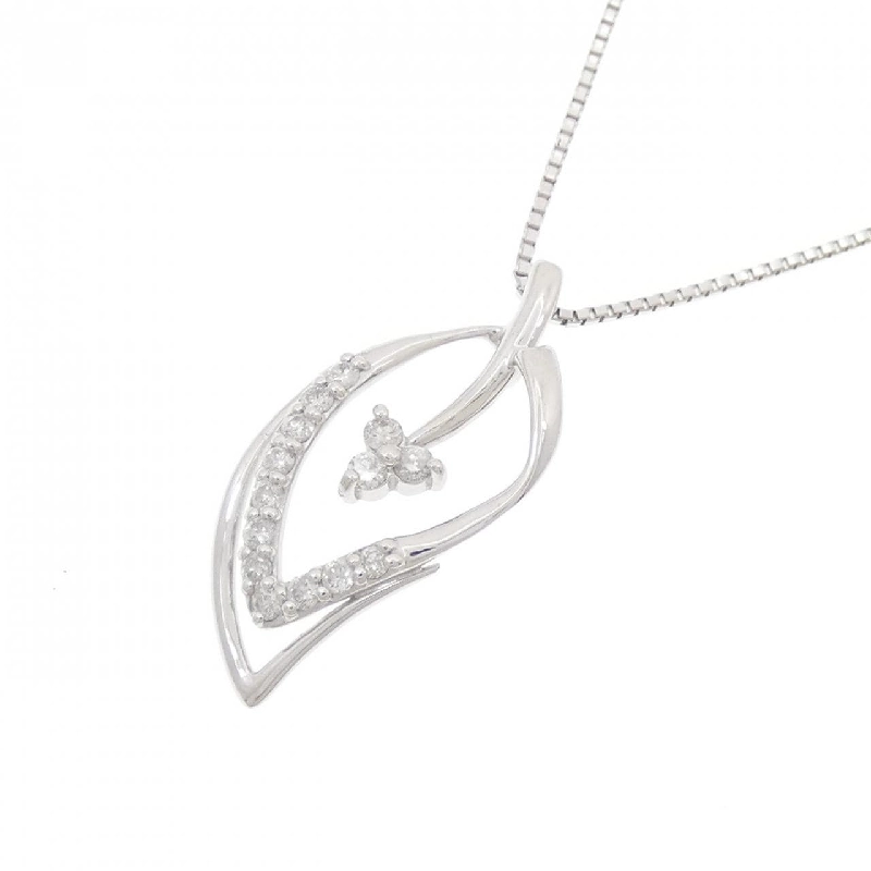 Dây chuyền kim cương K18WG 0.15CT - Hàng hiệu Chính hãng 859866