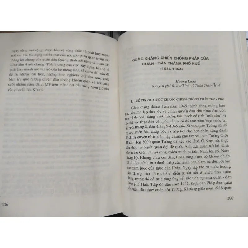 MỘT SỐ VẤN ĐỀ LỊCH SỬ KHÁNG CHIẾN CHỐNG THỰC DÂN PHÁP Ở LIÊN KHU IV (1945 - 1954) 690307