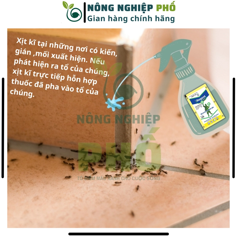 20 REGENT 800 (gói 1.6g) DATE MỚI - Diệt Kiến, Gián, Bọ Chét, Mạt, Rầy, Nhện, Bọ Trĩ, Sâu 508269
