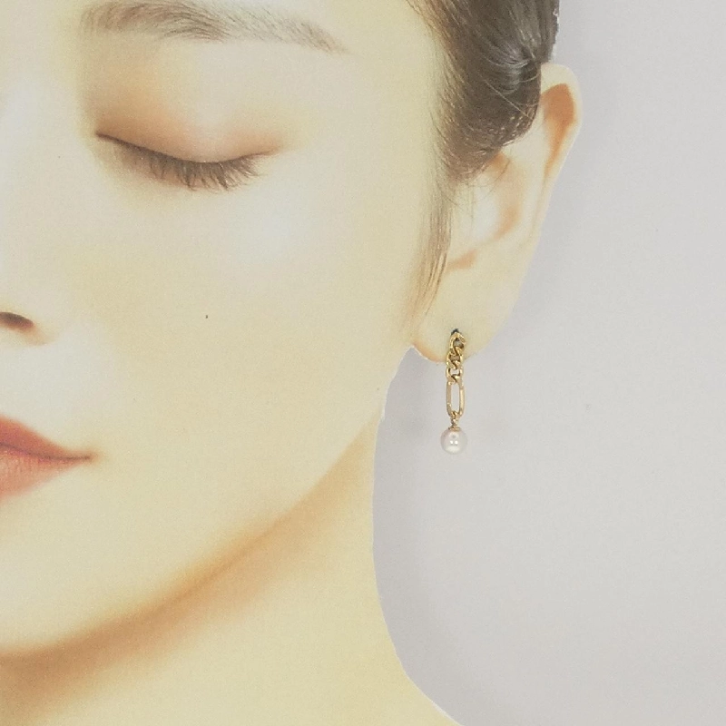 K18YG Bông tai Akoya Pearl - Hàng hiệu Chính hãng 870687