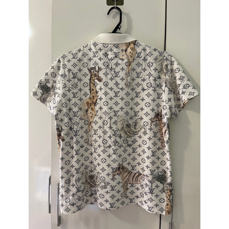 Áo Polo nam LV chapman size S used 497140