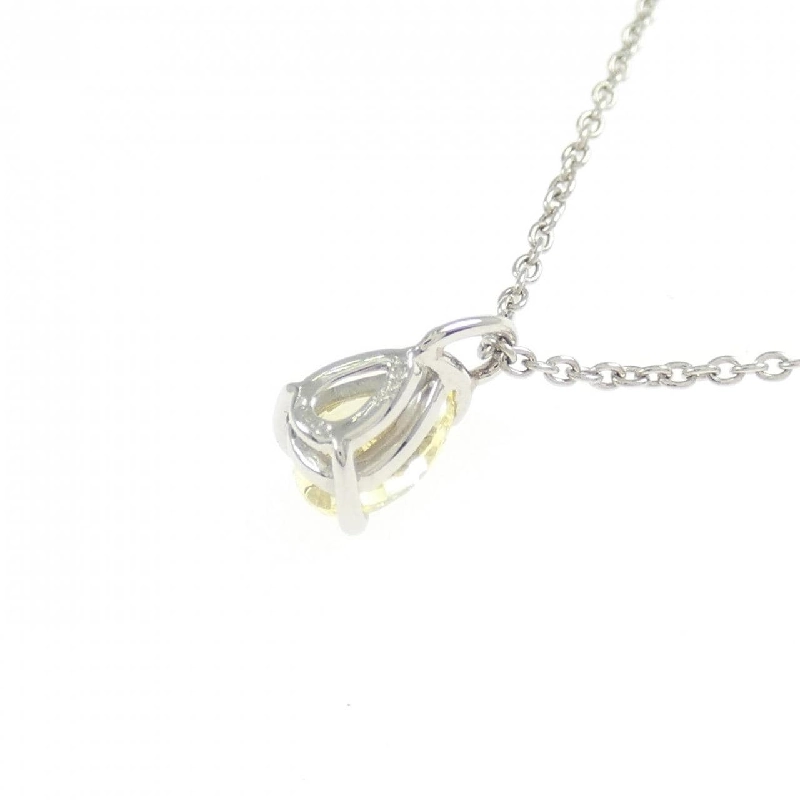 Dây chuyền kim cương PT900/PT850 0.328CT FIY SI1 cắt hình đặc biệt - Hàng hiệu Authentic 872410