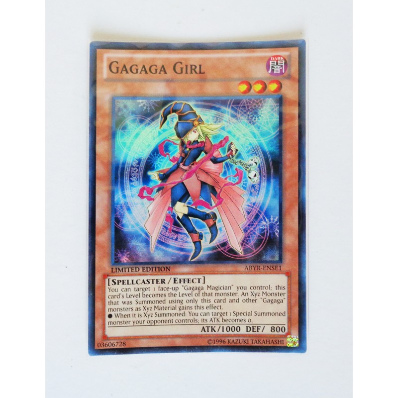 Thẻ Bài Yugioh! Gagaga Girl - ABYR-ENSE1 - Super Rare 1st Edition 74684