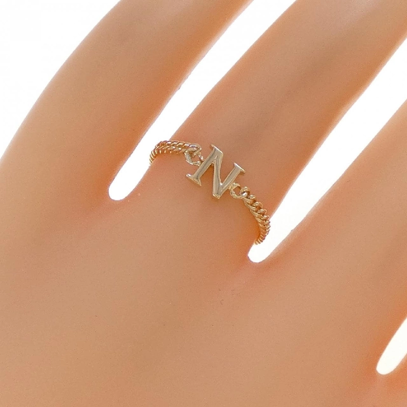 Nhẫn chữ cái N K18YG - Hàng hiệu Authentic 854008