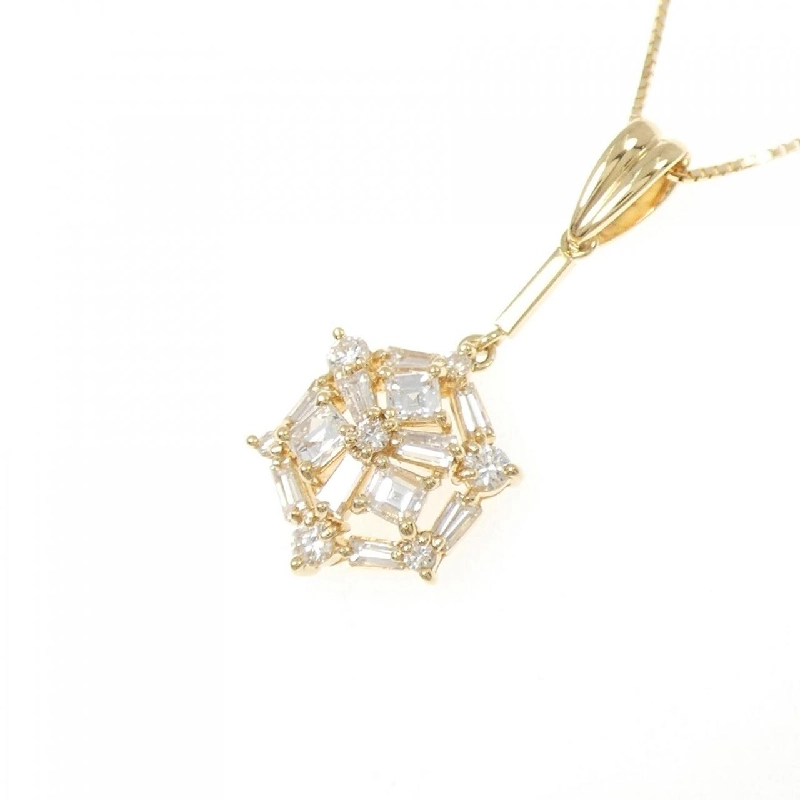 K18YG Dây chuyền kim cương 1.16CT - Hàng hiệu Chính hãng 858757