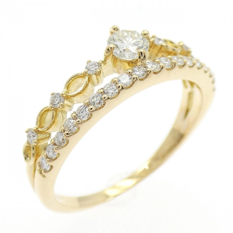 Nhẫn kim cương K18YG 0.40CT - Hàng hiệu Authentic 850782