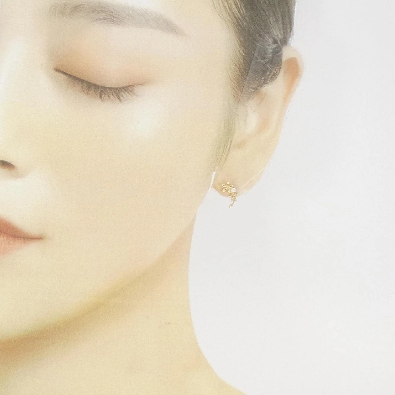 K10YG Bông tai kim cương hoa 0.04CT - Hàng hiệu Chính hãng 876866