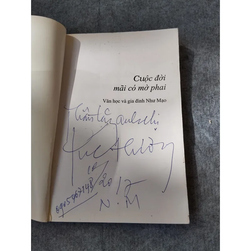 CUỘC ĐỜI MÃI CÓ MỜ PHAI. VĂN HỌC VÀ GIA ĐÌNH NHƯ MẠO 720732