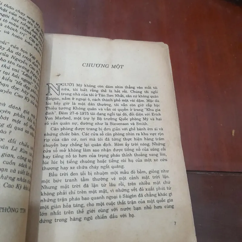 LỜI THÚ NHẬN CỦA TÊN TƯỚNG CAO BỒI (hồi ký Nguyễn Cao Kỳ) 731648